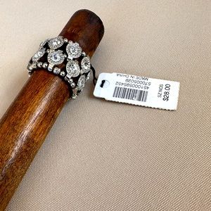 Stretchable White House Black Market studded ring! NWT